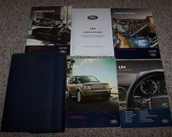 2011 Land Rover LR4 Owner's Operator Manual User Guide Set