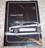 2011 Lincoln MKZ Hybrid Owner's Operator Manual User Guide