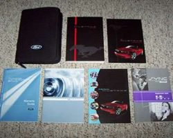 2011 Ford Mustang Owner's Operator Manual User Guide Set