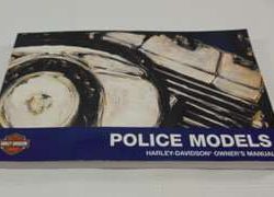 2011 Harley Davidson Police Models Owner's Manual
