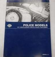 2011 Harley Davidson Police Models Service Manual Supplement