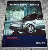 2011 Land Rover Range Rover Sport Owner's Operator Manual User Guide