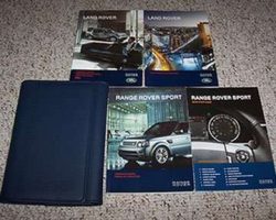 2011 Land Rover Range Rover Sport Owner's Operator Manual User Guide Set