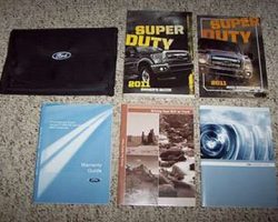 2011 Ford F-250, F-350, F-450, F-550 F-Super Duty Owner Operator User Guide Manual Set