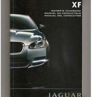 2011 Jaguar XF Owner's Operator Manual User Guide