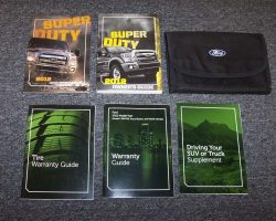 2012 Ford F-550 Super Duty Truck Owner's Manual Set