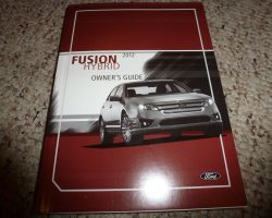 2012 Ford Fusion Hybrid Owner's Manual