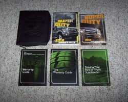 2012 Ford F-550 Super Duty Truck Harley Davidson Edition Owner's Manual Set