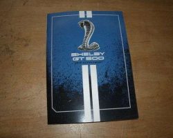 2012 Ford Mustang Shelby GT500 Owner's Manual Supplement