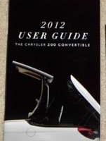 2012 Chrysler 200 Convertible Owner's Operator Manual User Guide