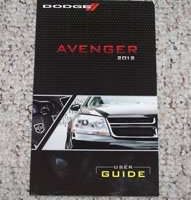 2012 Dodge Avenger Owner's Operator Manual User Guide