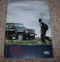 2012 Land Rover Defender Owner's Operator Manual User Guide