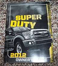 2012 Ford F-250 Super Duty Truck Owner's Manual