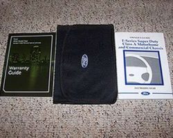 2012 Ford F-Super Duty Class A Motorhome & Commercial Chassis Owner's Manual Set
