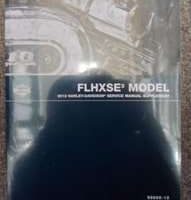 2012 Harley Davidson CVO Street Glide FLHXSE3 Model Service Manual Supplement