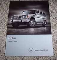 2012 Mercedes Benz G550 G-Class Owner's Operator Manual User Guide