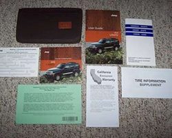 2012 Jeep Liberty Owner's Operator Manual User Guide Set