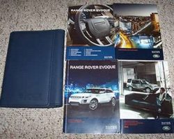 2012 Land Rover Range Rover Evoque Owner's Operator Manual User Guide Set