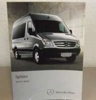 2012 Mercedes Sprinter 2500 & 3500 Owner's Operator Manual User Guide