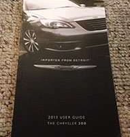 2013 Chrysler 200 Owner's Operator Manual User Guide