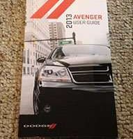 2013 Dodge Avenger Owner's Operator Manual User Guide