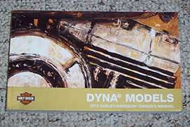 2013 Harley Davidson Dyna Models Owner's Manual