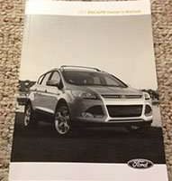 2013 Ford Escape Owner Operator User Guide Manual
