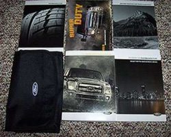 2013 Ford F-350 Super Duty Truck Owner's Manual Set