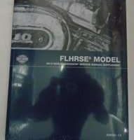 2013 Harley Davidson CVO Road King FLHRSE5 Model Service Manual Supplement