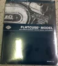 2013 Harley Davidson CVO Ultra Classic Electra Glide FLHTCUSE8 Model Shop Service Repair Manual Supplement