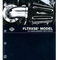 2013 Harley-Davidson CVO Road Glide Custom FLTRXSE2 Model Parts Catalog