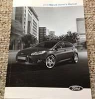 2013 Ford Focus Owner's Operator Manual User Guide