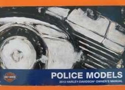 2013 Harley Davidson Police Models Owner's Manual