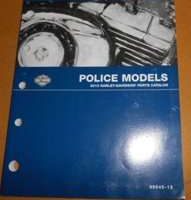 2013 Harley Davidson Police Models Parts Catalog