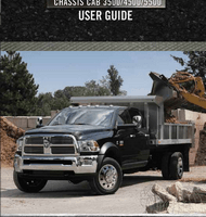 2013 Dodge Ram Truck Chassis Cab 3500 4500 5500 Owner's Operator Manual User Guide