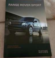 2013 Land Rover Range Rover Sport Owner's Operator Manual User Guide