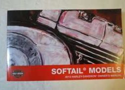 2013 Harley Davidson Softail Models Owner's Manual