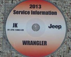2013 Jeep Wrangler Shop Service Repair Manual CD