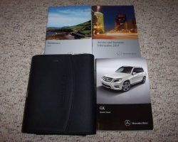 2014 Mercedes Benz GLK250 & GLK350 GLK-Class Owner's Operator Manual User Guide Set