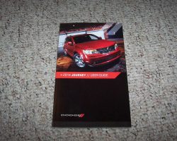 2014 Dodge Journey Owner's Operator Manual User Guide