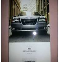 2014 Chrysler 300 Owner's Operator Manual User Guide