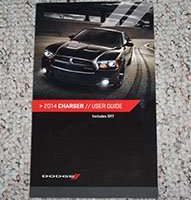 2014 Dodge Charger Includes SRT8 Owner's Operator Manual User Guide