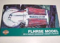 2014 Harley Davidson CVO Road King FLHRSE Model Owner's Manual