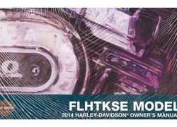 2014 Harley Davidson CVO Ultra Limited Electra Glide FLHTKSE Model Owner's Manual