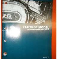 2014 Harley-Davidson CVO Ultra Limited Electra Glide FLHTKSE Model Parts Catalog