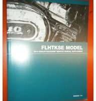 2014 Harley Davidson CVO Ultra Limited Electra Glide FLHTKSE Model Service Manual Supplement