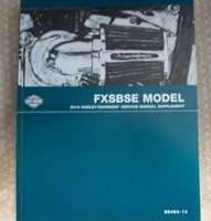 2014 Harley Davidson CVO Breakout FXSBSE Model Service Manual Supplement