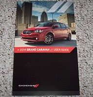 2014 Dodge Grand Caravan Owner's Operator Manual User Guide