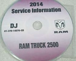 2014 Dodge Ram Truck 2500 Shop Service Repair Manual CD