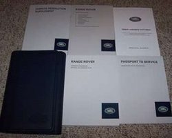 2014 Land Rover Range Rover Owner's Operator Manual User Guide Set